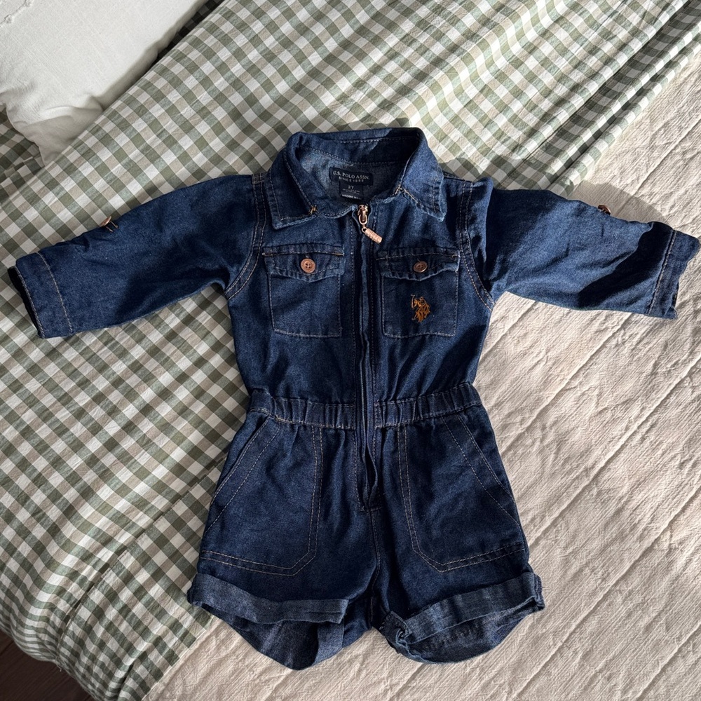 Toddler Denim Romper